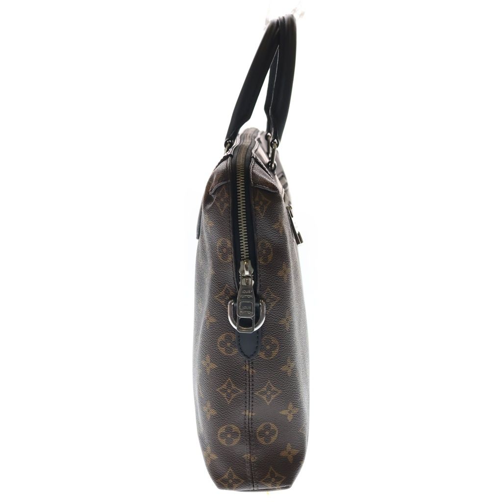 Louis Vuitton Porte Documents Jour NM Monogram Macassar Leather 2-Way Hand — view 3