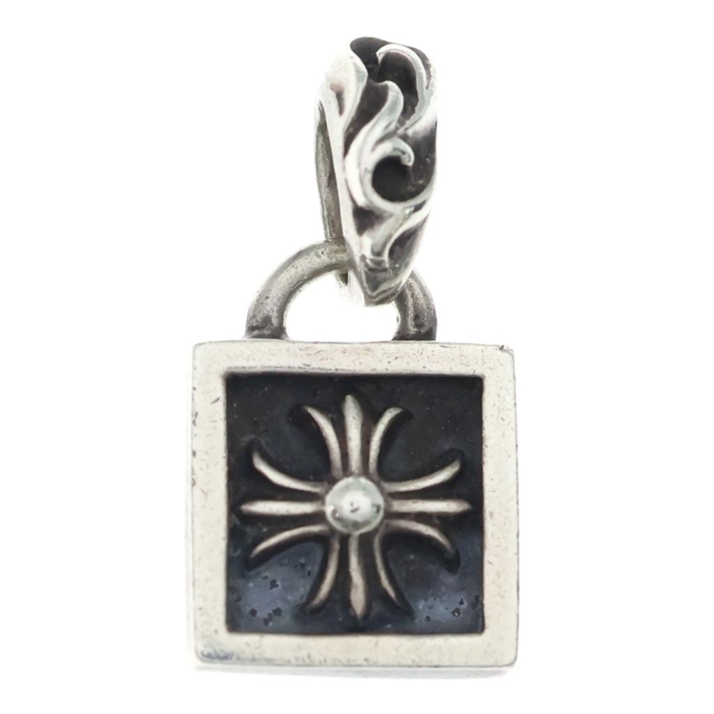 Chrome Hearts Framed CH Plus Charm Pendant Silver