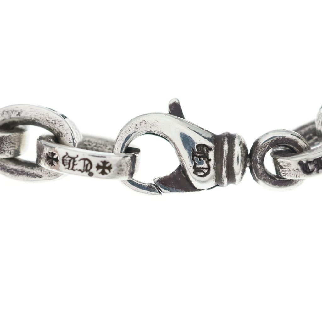 Chrome Hearts Large Paper Chn Large Chain Bracelet Silver — view 5