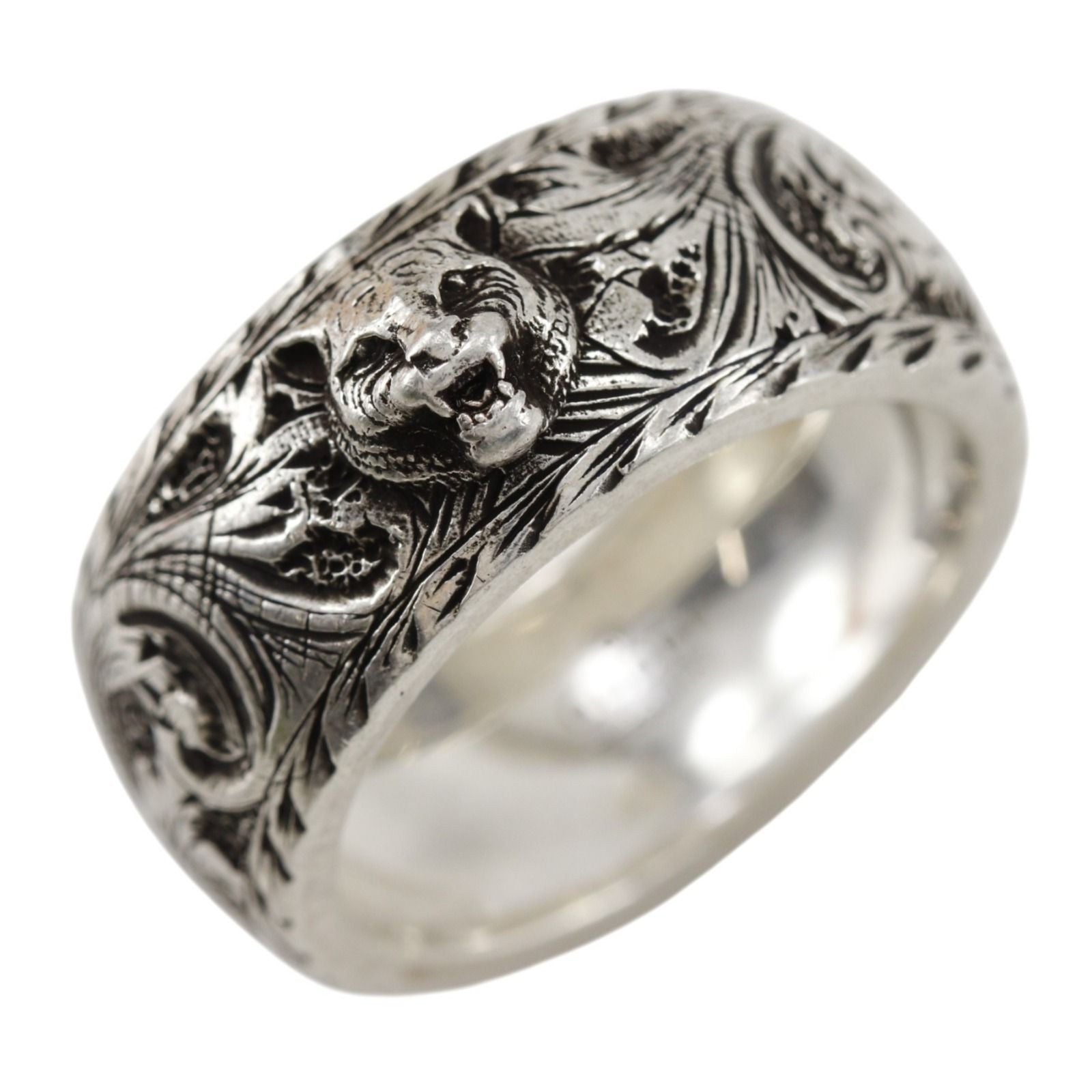 Gucci Tiger Head 925 Sterling Silver Ring