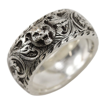 Gucci Tiger Head 925 Sterling Silver Ring