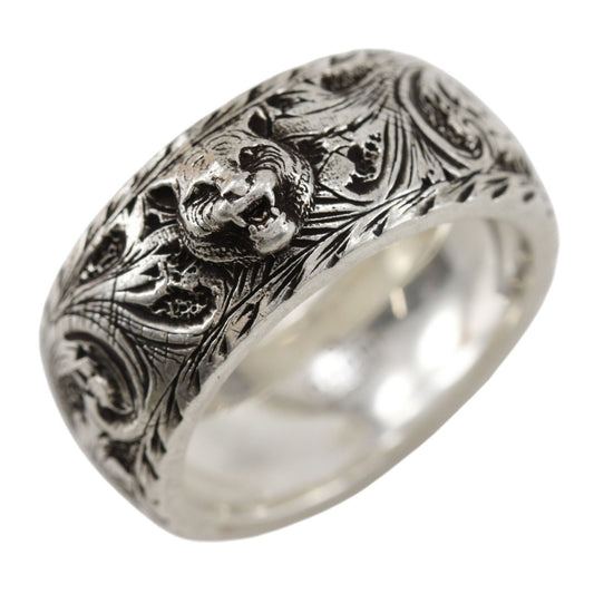 Gucci Tiger Head 925 Sterling Silver Ring