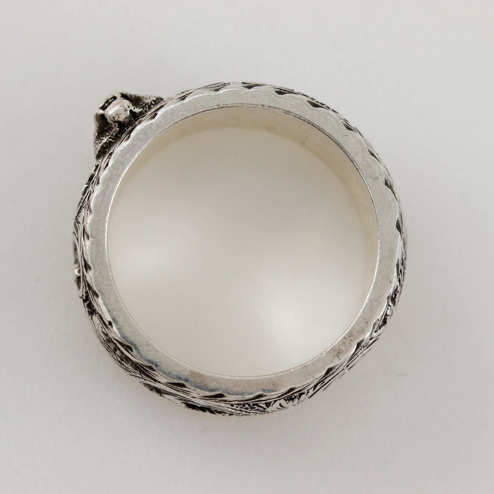 Gucci Tiger Head 925 Sterling Silver Ring — view 4