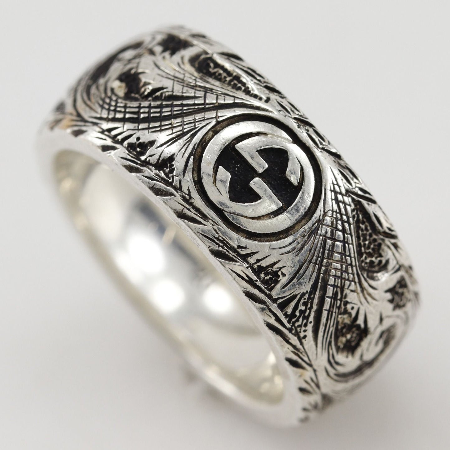 Gucci Tiger Head 925 Sterling Silver Ring — view 3
