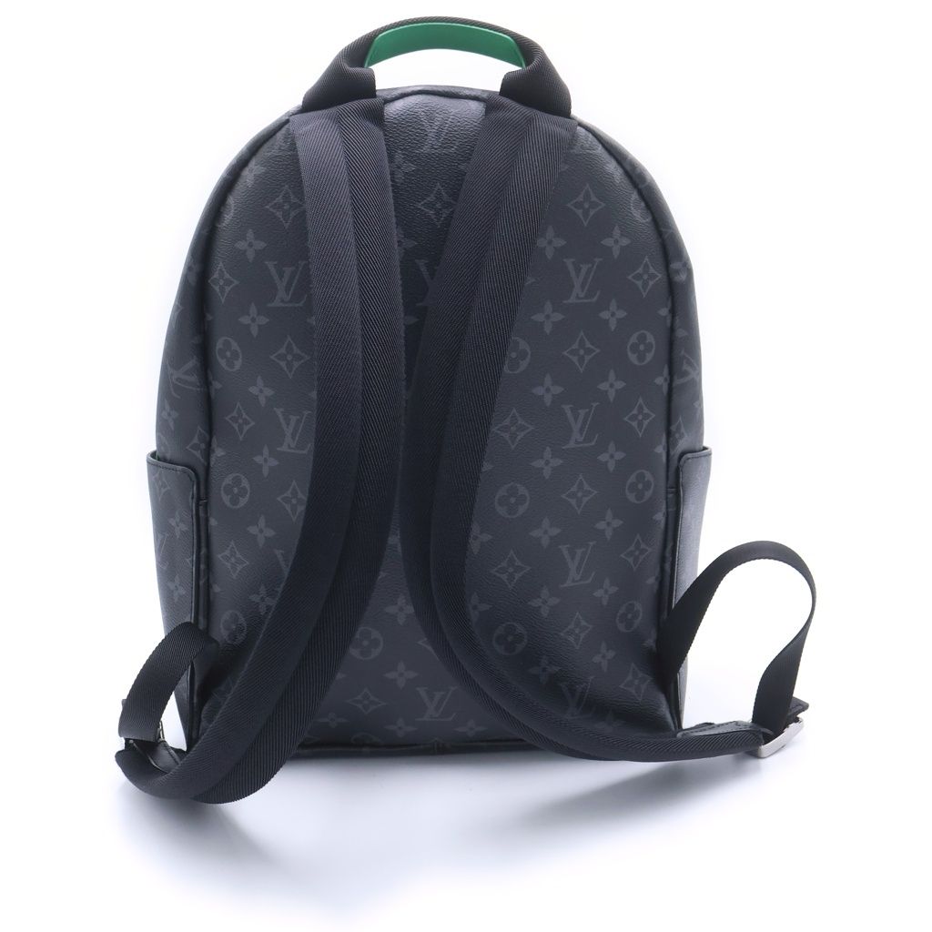 Louis Vuitton Monogram Eclipse Discovery Backpack Black Green — view 2