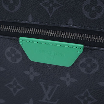 Louis Vuitton Monogram Eclipse Discovery Backpack Black Green — view 6