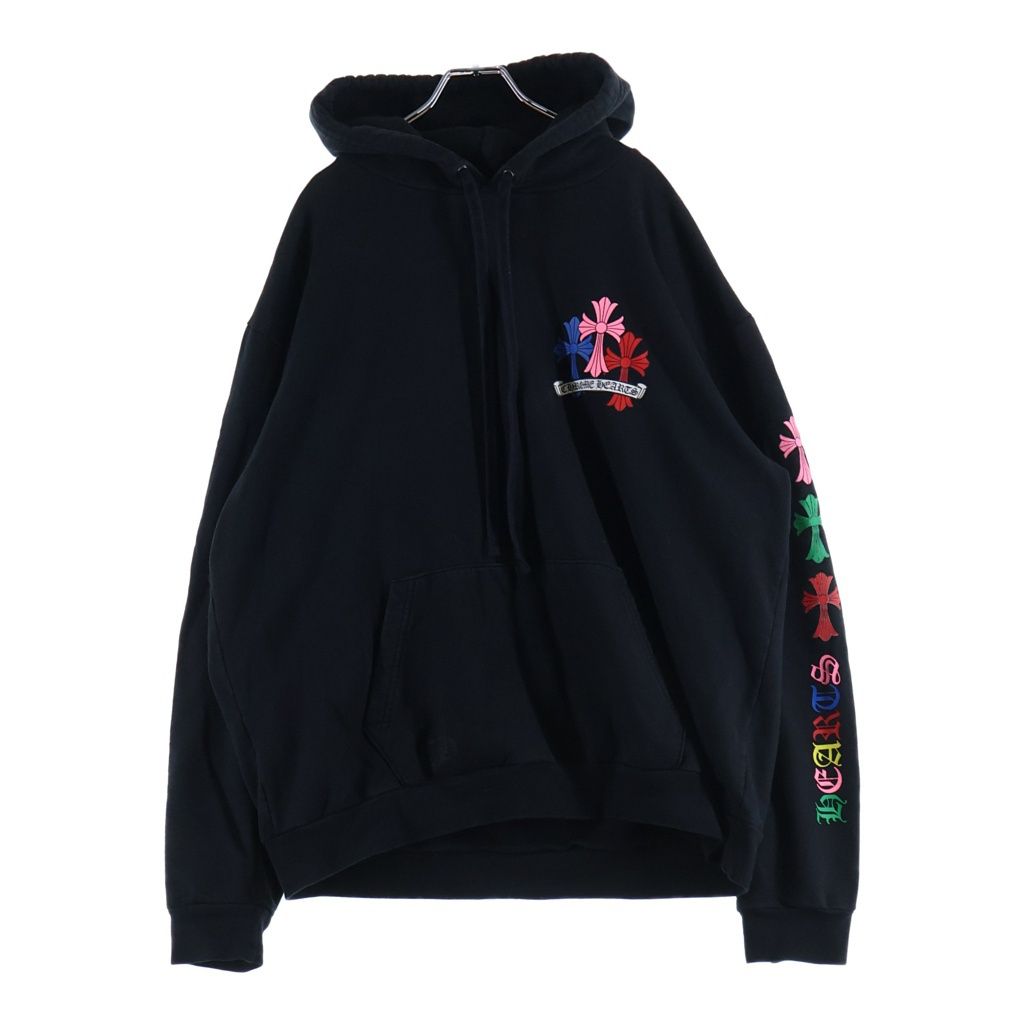 Chrome Hearts Mltcol Cem Crs HD Plvr Multi Color Cemetery Cross Pullover Hoodie — view 2