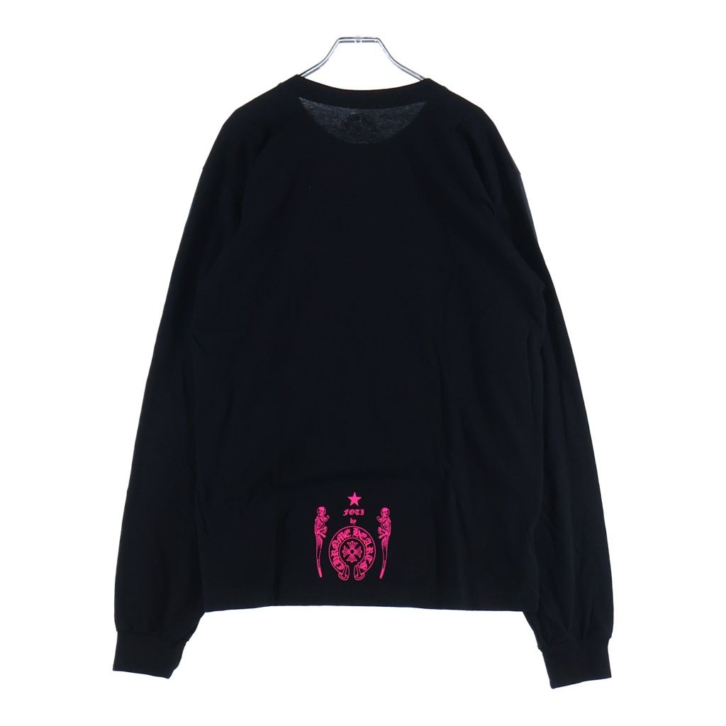 Chrome Hearts Foti Miss Lerlene Tee Printed Long Sleeve T-Shirt Black Pink — view 2