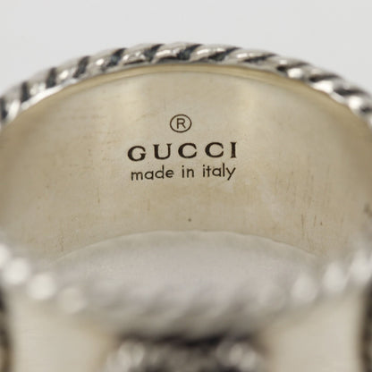 Gucci Double Wide 925 Sterling Silver Ring — view 7