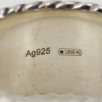 Gucci Double Wide 925 Sterling Silver Ring — view 8