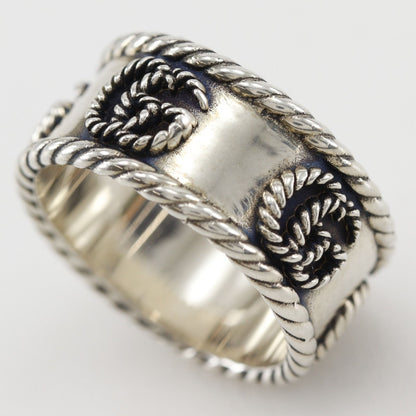 Gucci Double Wide 925 Sterling Silver Ring — view 3