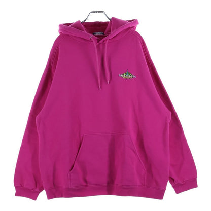 Balenciaga Bonjour Hoodie Front Logo Print Sweatshirt Pullover Pink — view 2