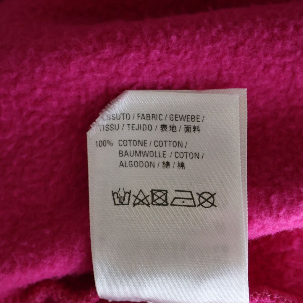 Balenciaga Bonjour Hoodie Front Logo Print Sweatshirt Pullover Pink — view 7