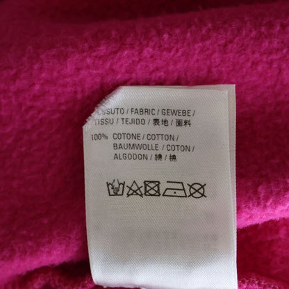 Balenciaga Bonjour Hoodie Front Logo Print Sweatshirt Pullover Pink — view 7