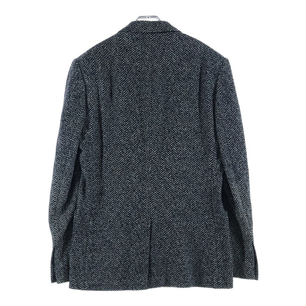 Dolce & Gabbana Wool All Over Pattern T-Shirt Jacket Black White — view 2