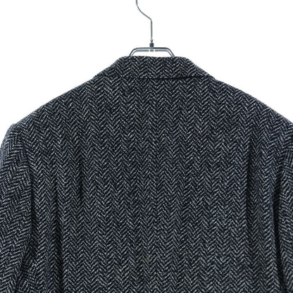 Dolce & Gabbana Wool All Over Pattern T-Shirt Jacket Black White — view 4