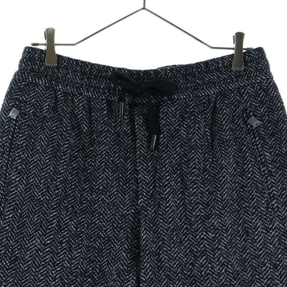 Dolce & Gabbana Wool All Over Pattern Sweatshirt Pants Black White — view 3