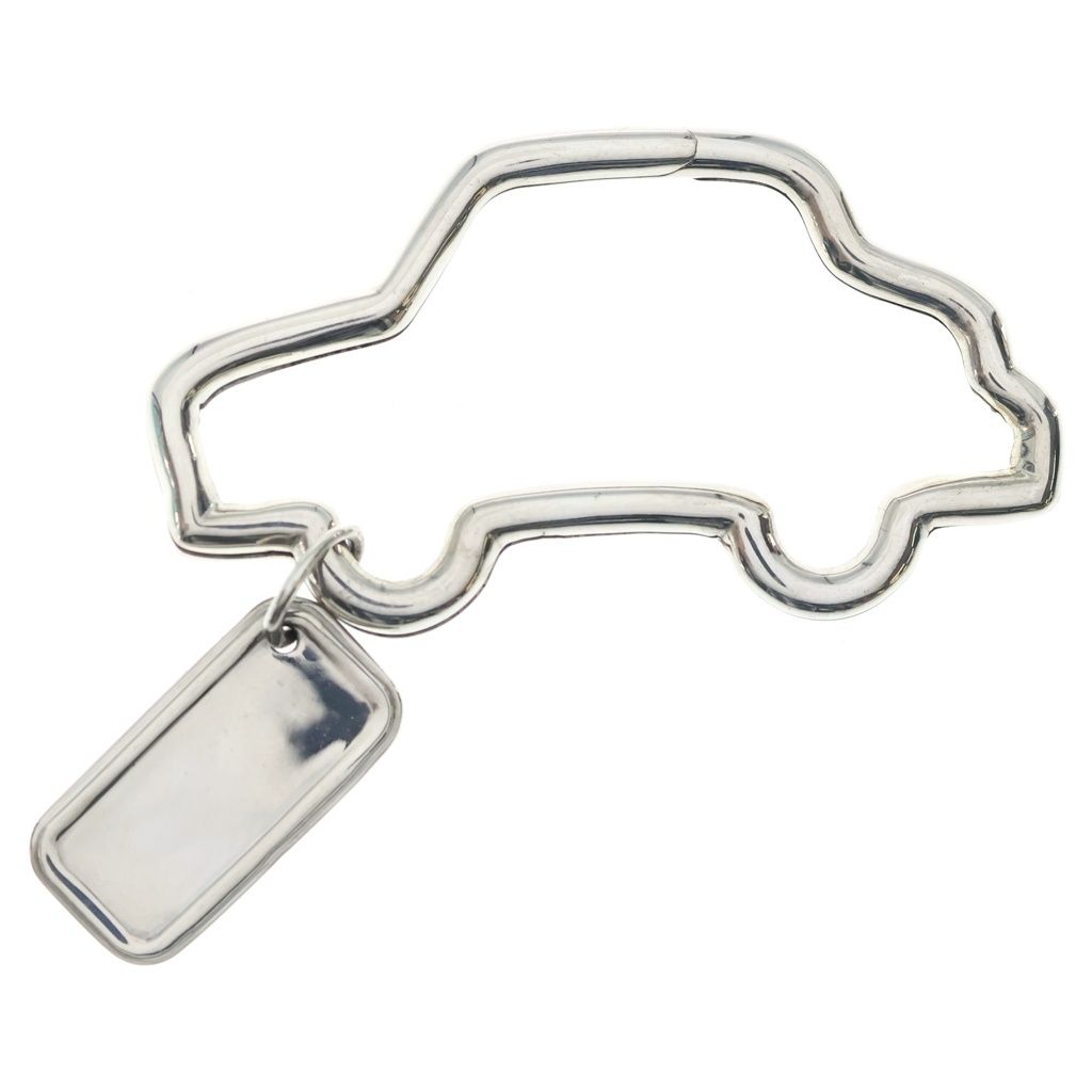 Tiffany & Co Car Key Ring Charm 925 Sterling Silver