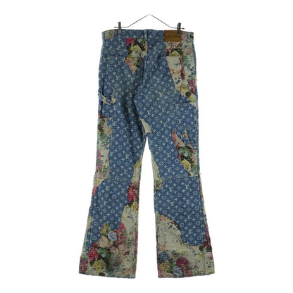 Louis Vuitton Destroika Penta Belbottom Denim Pants Jeans Jf0 Indigo — view 2