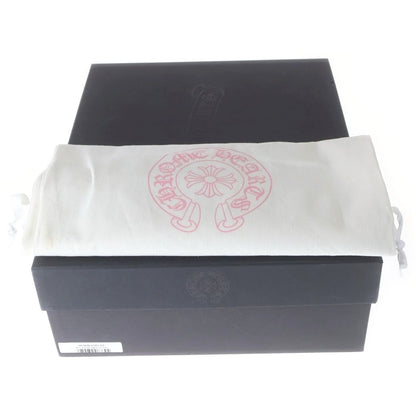 Chrome Hearts Suger Jones Cross Patch Side Zip Heels Boots Black — view 6