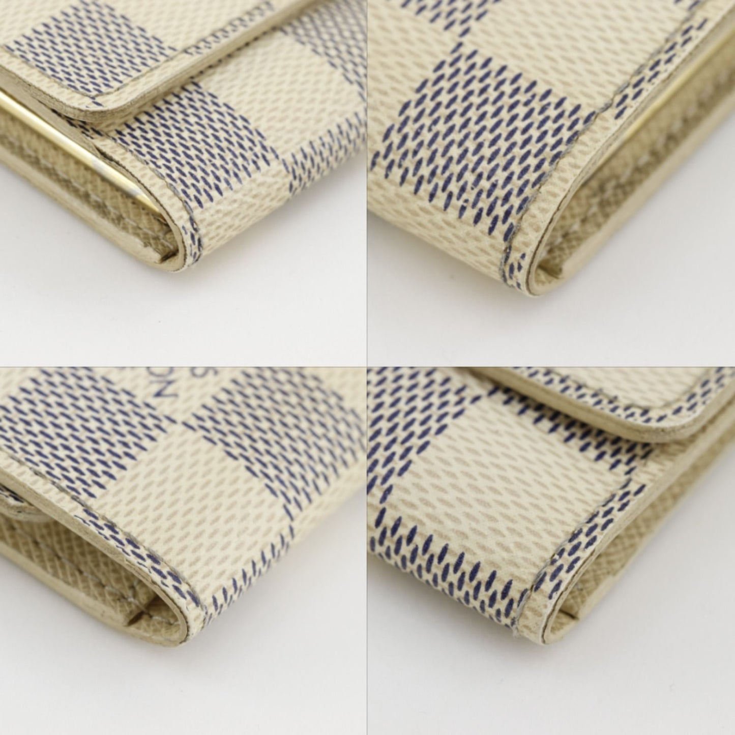 Louis Vuitton Multicles 6 Damier Azur Canvas Key Case Key Holder — view 4