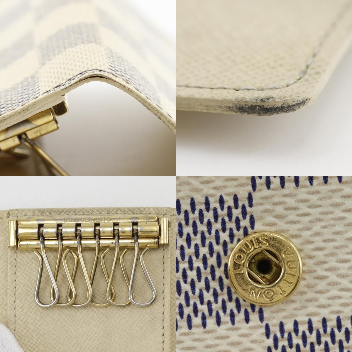 Louis Vuitton Multicles 6 Damier Azur Canvas Key Case Key Holder — view 9