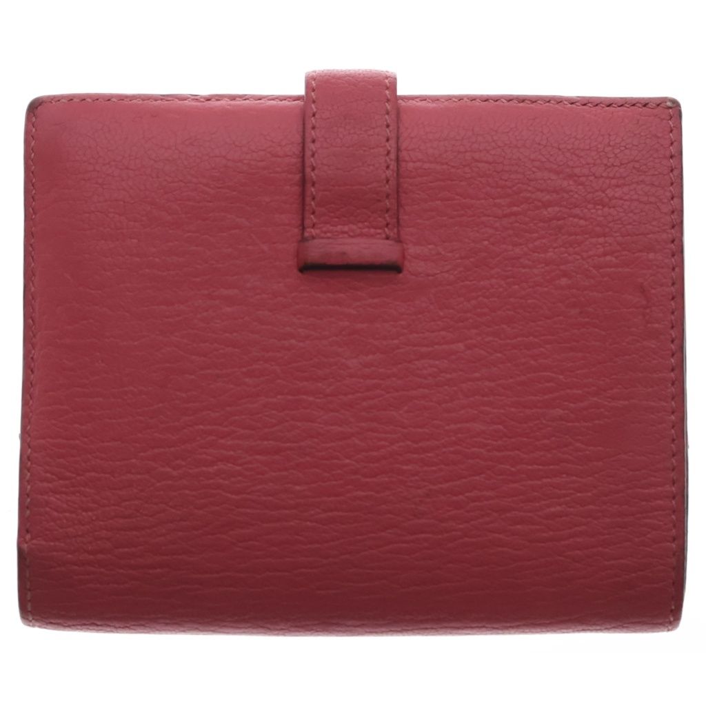 Hermes Bearn Leather Card Case Pink Gold — view 2