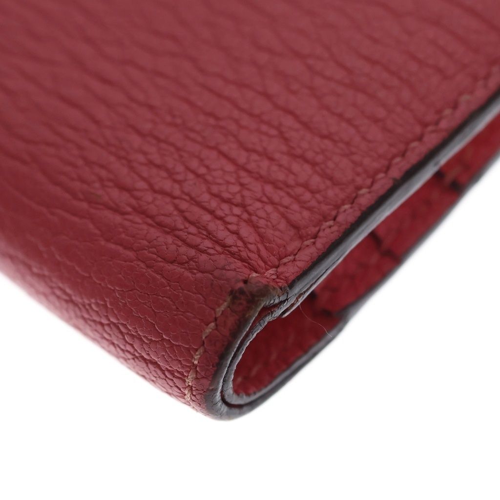 Hermes Bearn Leather Card Case Pink Gold — view 4