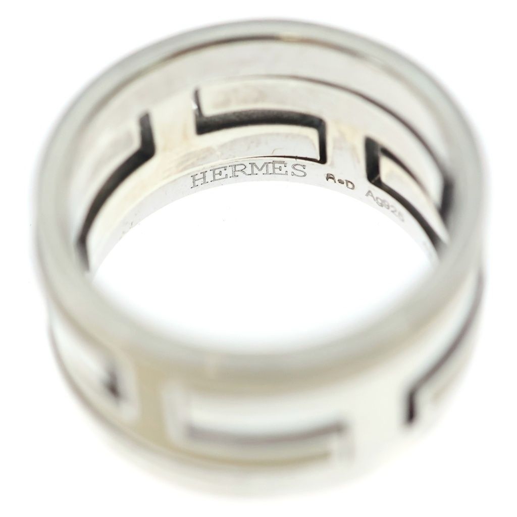 Hermes Moubouche Motif Ring Silver — view 5