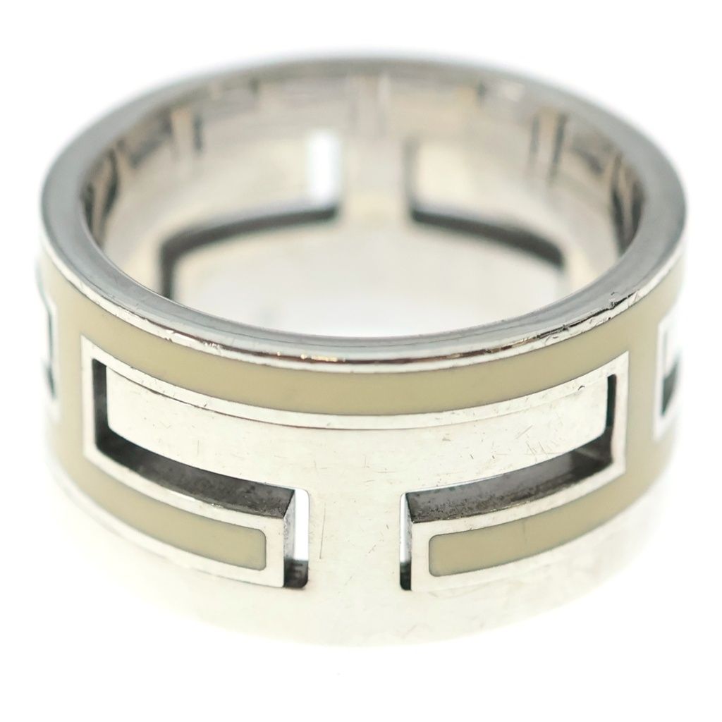 Hermes Moubouche Motif Ring Silver — view 3