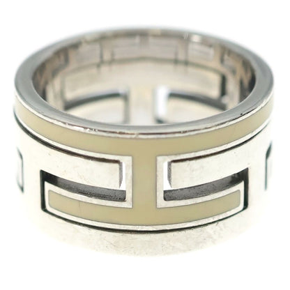 Hermes Moubouche Motif Ring Silver