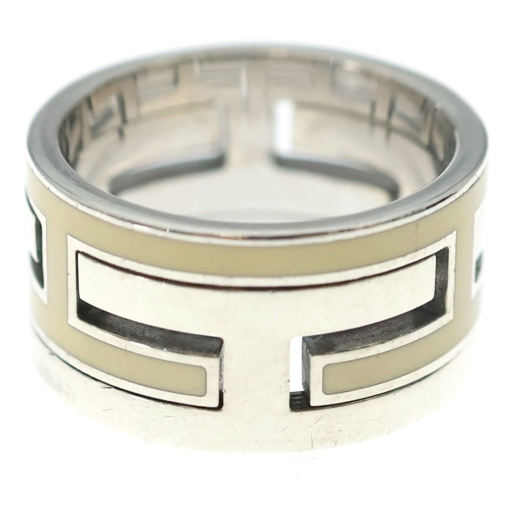 Hermes Moubouche Motif Ring Silver — view 2