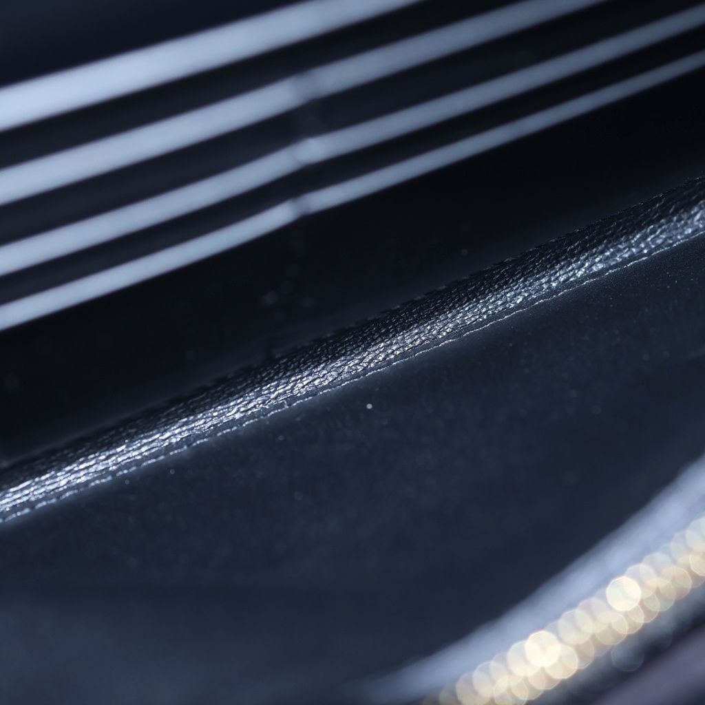 Cartier Wallet C de Cartier with Flap Calfskin Black — view 4