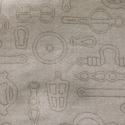 Hermes Large Shawl Horse Tack Pattern Beige Scarf — view 2