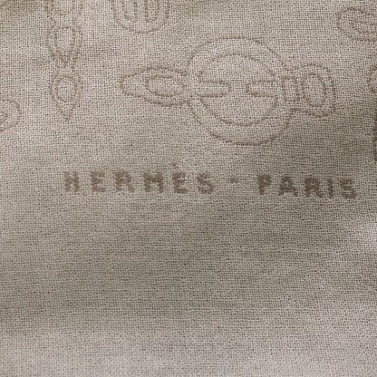 Hermes Large Shawl Horse Tack Pattern Beige Scarf — view 3