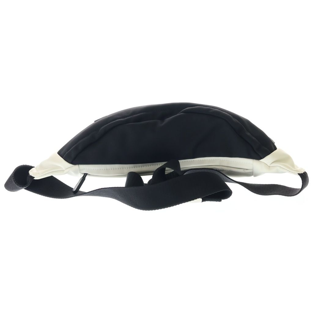 Moncler Theo Marsupio Lava Logo Belt Bag Waist Pouch White Black — view 2