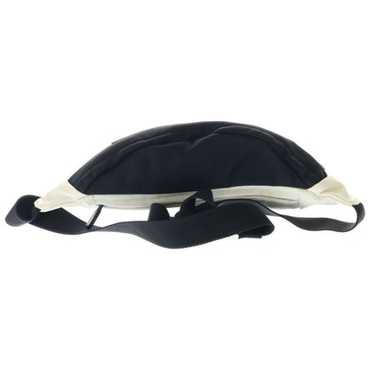 Moncler Theo Marsupio Lava Logo Belt Bag Waist Pouch White Black — view 2