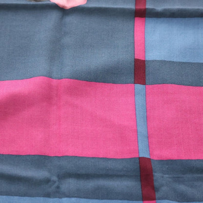 Hermes Carre 100 Cover le de Lille Navy Cashmere Silk Scarf — view 2