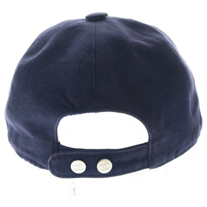 Chanel CC Logo Beaded Cap Navy — view 2