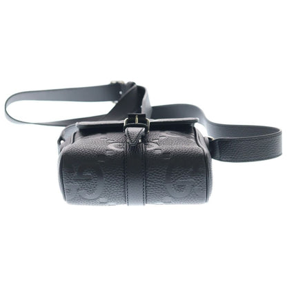 Gucci Jumbo GG Leather Small Messenger Shoulder Bag Silver Black — view 4