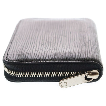 Louis Vuitton LV Epi Zippy Coin Purse Mini Wallet Case Black Silver — view 3