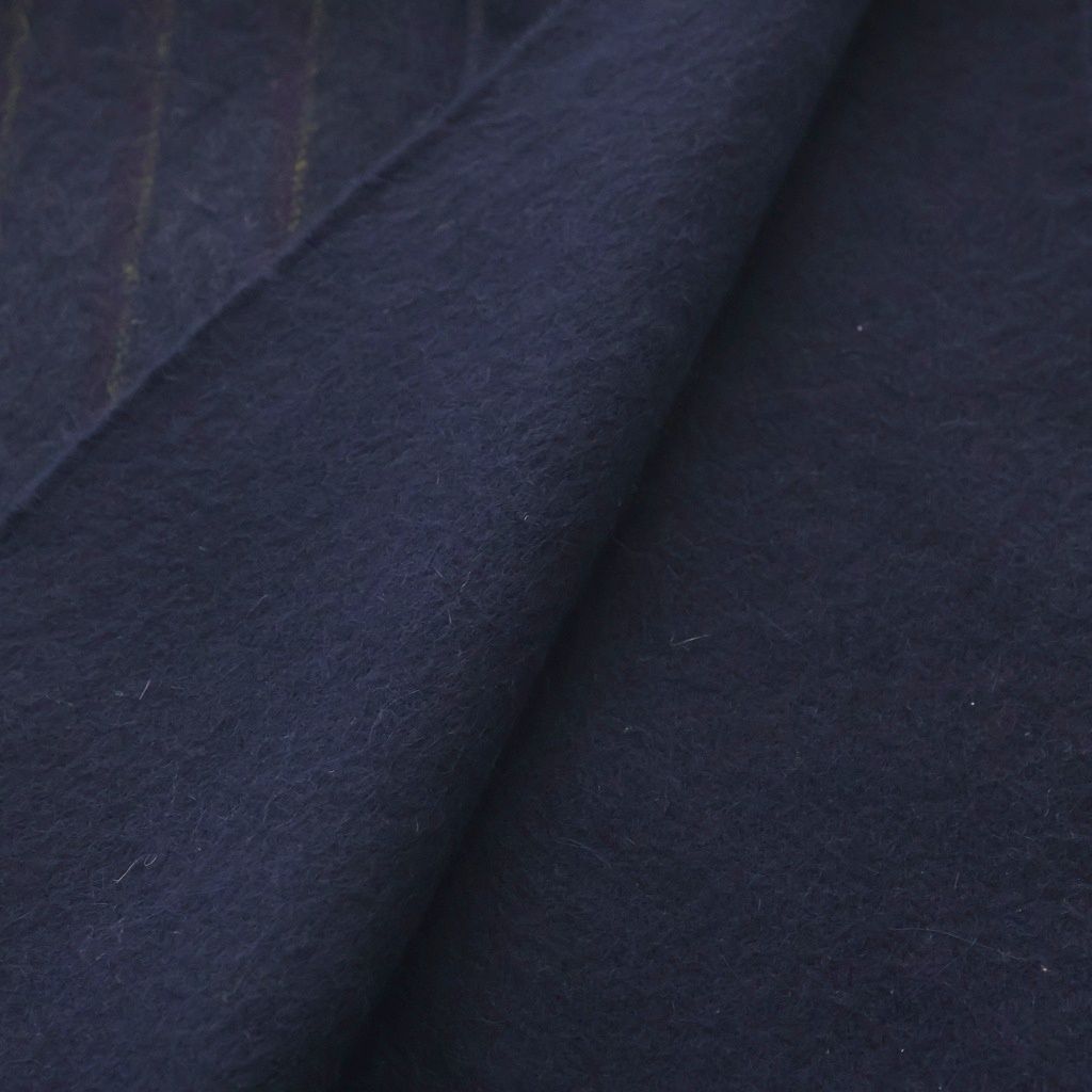 Loewe Anagram Striped Fringe Scarf Navy — view 5