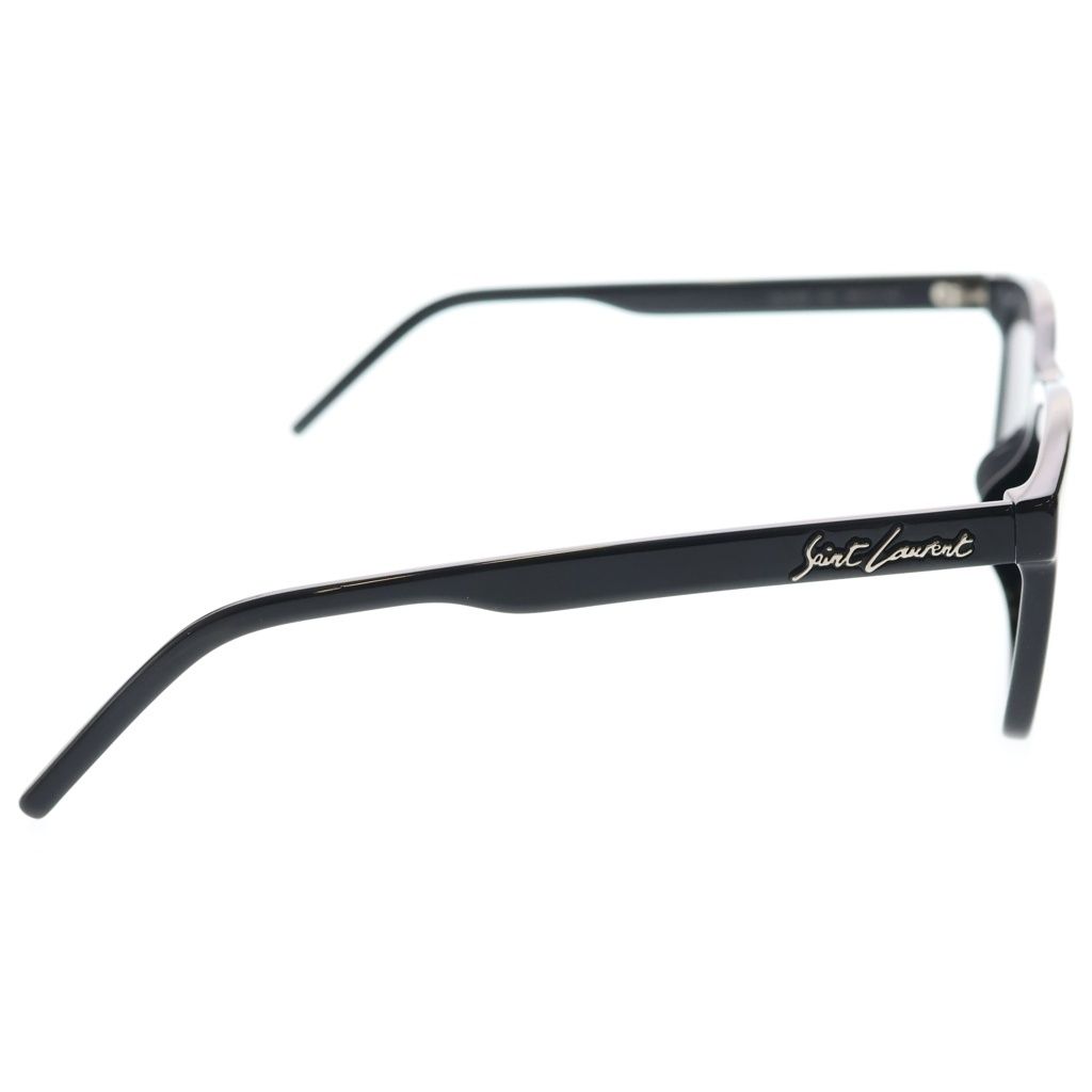 Saint Laurent Paris Side Logo Square Frame Sunglasses Eyewear Black — view 3