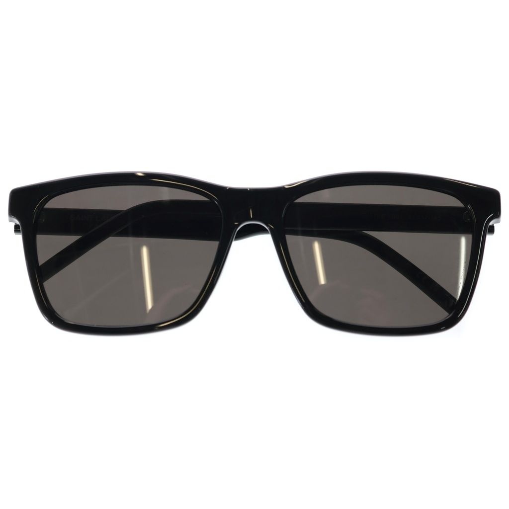 Saint Laurent Paris Side Logo Square Frame Sunglasses Eyewear Black