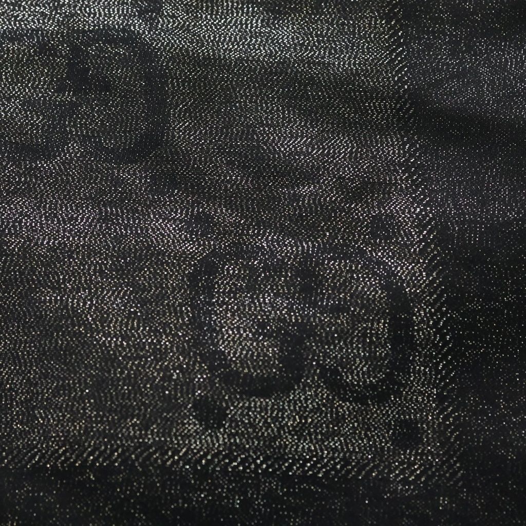 Gucci GG Lame Jacquard Shawl Monogram Scarf Black — view 2