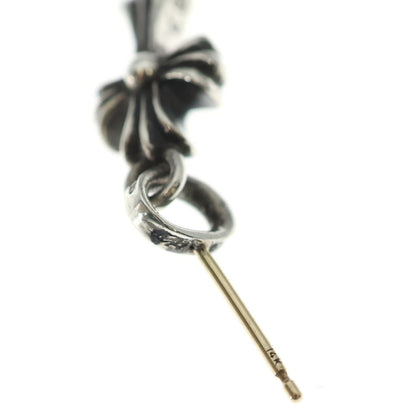Chrome Hearts Bby Pprchn Baby Fat Cross Drop Earrings Silver — view 5