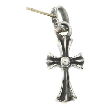 Chrome Hearts Bby Pprchn Baby Fat Cross Drop Earrings Silver — view 2