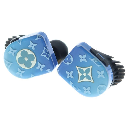 Louis Vuitton Monogram Horizon Wireless Earphones Blue Case