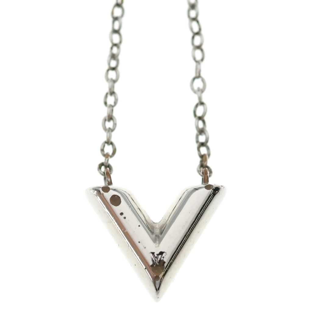 Louis Vuitton Essential Necklace Silver Metal — view 3
