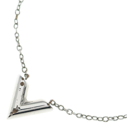 Louis Vuitton Essential Necklace Silver Metal